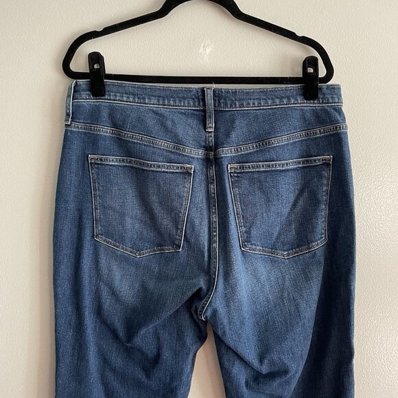 J.Crew Factory Women 31 Blue Medium Wash Denim All-Day Stretch Bootcut Jeans - Picture 8 of 11